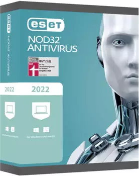 ESET NOD32 Antivirus 5 Geräte, 1 Jahr (EAV-N1A5-VAKT)