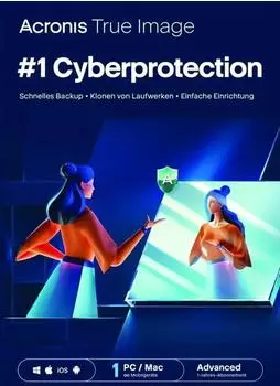 Acronis Cyber Protect Home Office Advanced 1 Lizenz Box (HOAWA1DES)