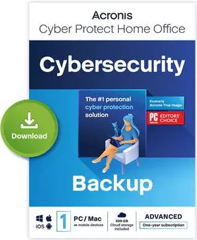Acronis Cyber Protect Home Office Advanced, 1 Jahr, 1 PC, 500GB Cloud (HOBBASUBS21)