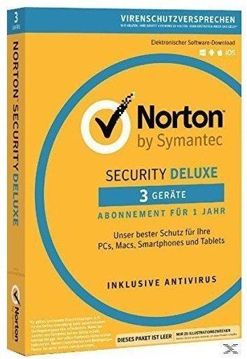 NortonLifeLock Norton Security Deluxe 3.0 (3 Geräte) (1 Jahr) (PKC)