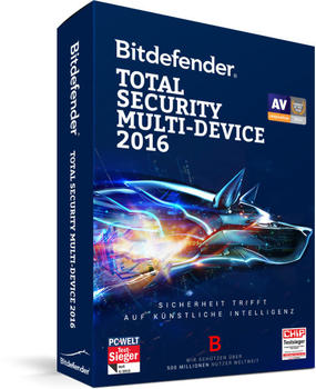 Bitdefender Total Security Multi-Device 2016 (5 Geräte) (2 Jahre)