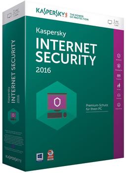 Kaspersky Internet Security 2016 (1 User) (1 Jahr) (DE) (Win) (Box)