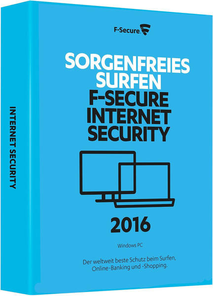 F-Secure Internet Security 2016 (5 Geräte) (3 Jahre)