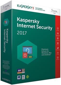 Kaspersky Internet Security 2017 (5 Geräte) (1 Jahr) (DE) (Box)