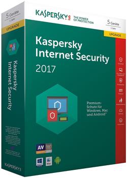 Kaspersky Internet Security 2017 Upgrade (5 Geräte) (1 Jahr) (DE) (Box)