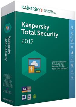 Kaspersky Lab Total Security Multi-Device 2017 3 User PKC DE Win Mac Android