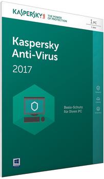 Kaspersky Anti-Virus 2017 (1 Gerät) (1 Jahr) (DE) (FFP)