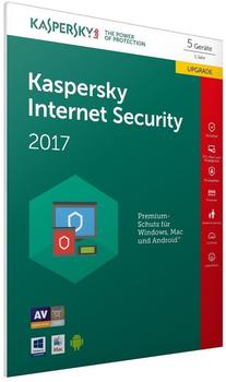 Kaspersky Lab Internet Security 2017 5 Geräte 1 Jahr