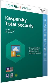 Kaspersky Total Security Multi Device 2017 (3 Geräte) (1 Jahr) (DE) (FFP)
