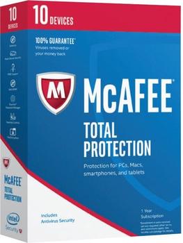 McAfee Total Protection 2017 (10 Geräte) (1 Jahr) (PKC)