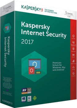 Kaspersky Lab Internet Security Multi-Device 2017 5 User 1 Jahr ESD DE Win Mac Android