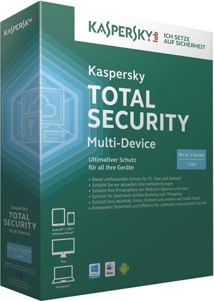Kaspersky Total Security Multi-Device (3 Geräte) (1 Jahr) (DE)