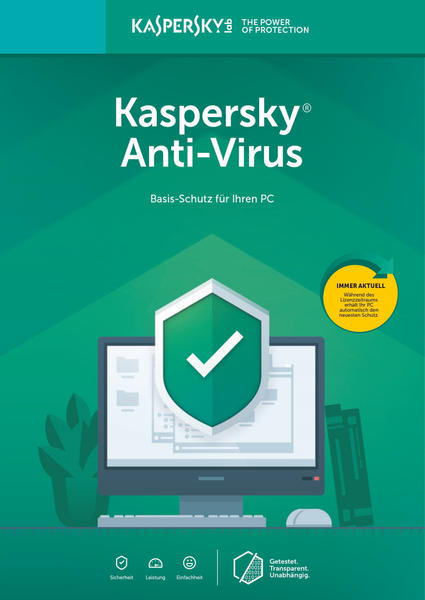 Kaspersky Anti-Virus 2017 Upgrade (5 Geräte) (1 Jahr) (DE) (ESD)