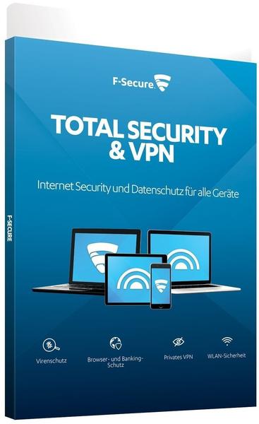F-Secure Total Security und VPN (5 Geräte) (2 Jahre)