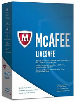 McAfee Livesafe 2017 PKC DE Win Mac Android iOS