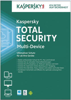 Kaspersky Lab Total Security Multi-Device 5 User 2 Jahre ESD ESD DE Win Mac Android