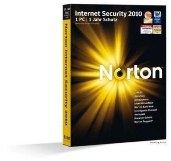 Symantec Norton Internet Security 2010 Vollversion, 1 User, deutsch