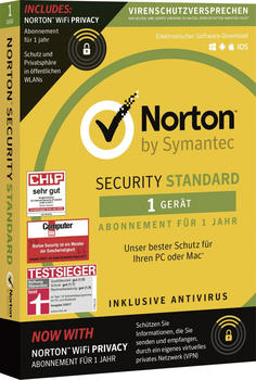 Symantec Norton Security Standard 3.0 mit WiFi Privacy
