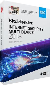 Bitdefender Internet Security Multi Device 2018 (3 User) (3 Jahre)