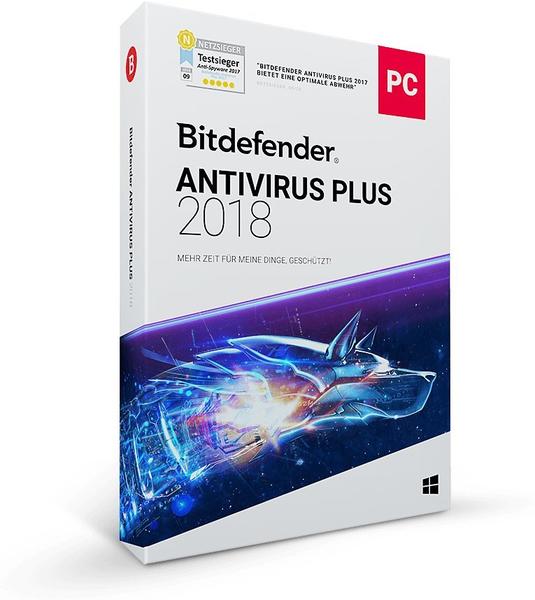 Bitdefender Antivirus Plus 2018 (1 Gerät) (1 Jahr)
