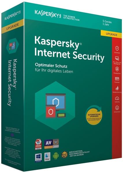 Kaspersky Internet Security Upgrade (5 Geräte) (1 Jahr) (FFP)