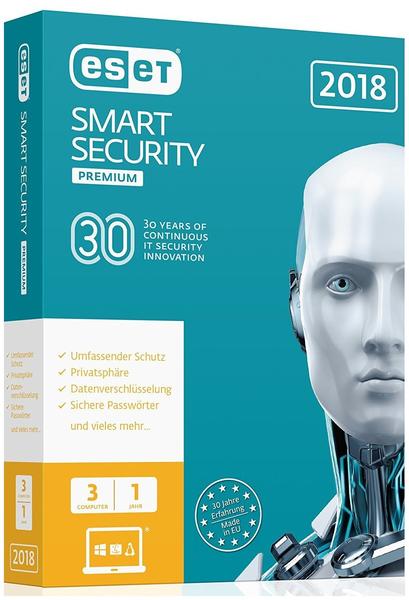 ESET Smart Security 2018 Premium (3 Geräte) (1 Jahr) (Box)