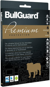 BullGuard Premium Protection 2018 (5 Geräte) (1 Jahr)