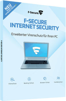 F-Secure Internet Security 2018 Upgrade (3 Geräte) (1 Jahr)