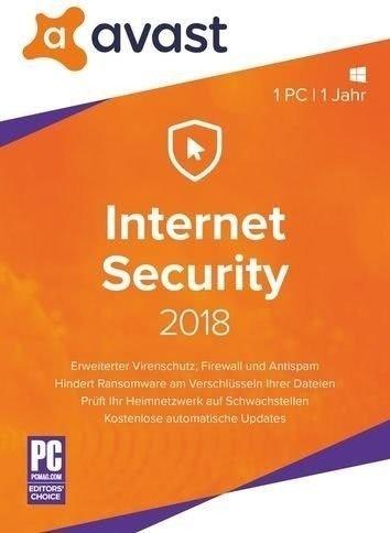 S A D Software AVAST Internet Security 2018 DE Win