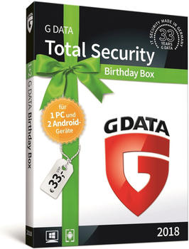 G Data Total Security Birthday Box (1 PC) (2 Android) (1 Jahr)