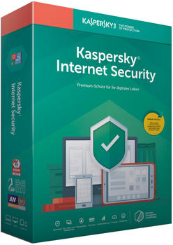 Kaspersky Internet Security 2019 + Android Security (1+1 Geräte) (1 Jahr) (PKC)