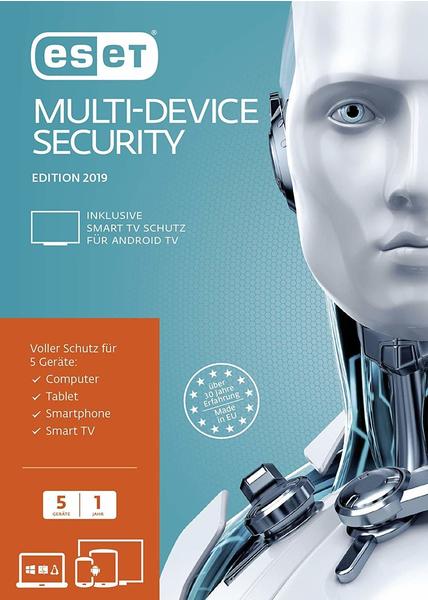 ESET Multi-Device Security 2019 (5 Geräte) (1 Jahr) (FFP)