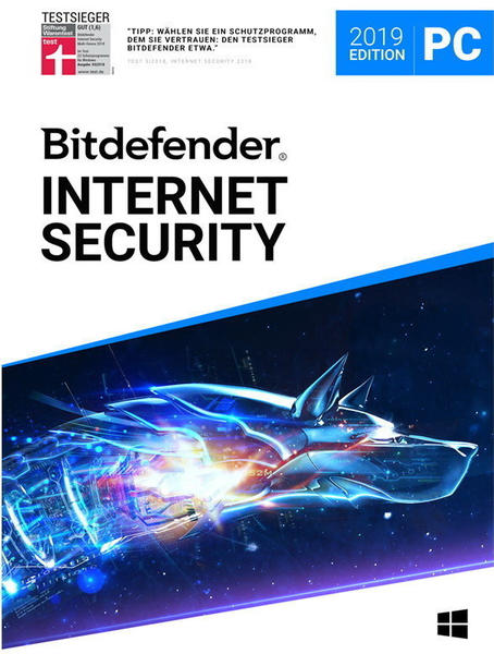 Bitdefender Internet Security 2019 (10 Geräte) (1 Jahr)