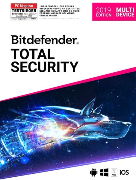 Bitdefender Total Security 2019 (5 Geräte) (2 Jahre)