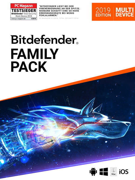 Bitdefender Family Pack 2019 (1 Jahr)