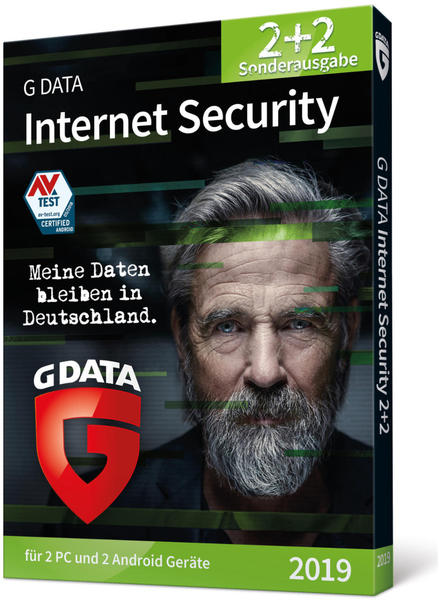 G Data Internet Security 2019 (2+2 Geräte) (1 Jahr)