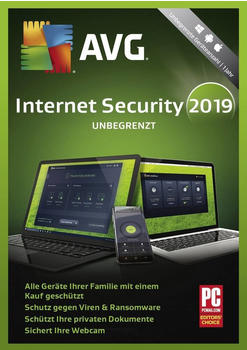 AVG Internet Security 2019 (unbegrenzt) (1 Jahr)
