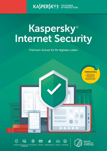 Kaspersky Internet Security 2019 Renewal (3 Geräte) (2 Jahre)