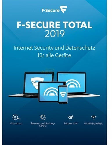 F-Secure Total Security & VPN 2019 (3 Geräte) (2 Jahre) (Download)