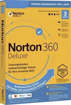 NortonLifeLock Norton 360 Deluxe (3 Geräte) (1 Jahr)