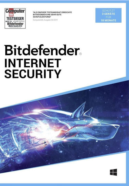 Bitdefender Internet Security (3 Geräte) (18 Monate)