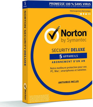 NortonLifeLock Norton Security Deluxe 2018 (5 Devices) (1 Year) (FR) (ESD)