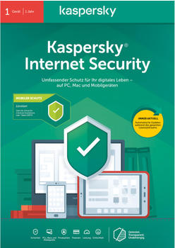 Kaspersky Internet Security 2020 (1 Gerät + 1 Android) (1 Jahr) (FFP)