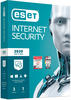 ESET Antivirensoftware Internet Security 2021 Box, Vollversion, PKC, 3 Geräte, 1