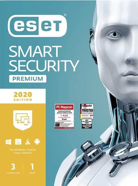 Eset Smart Security Premium 2021 (3 User/1 Jahr) (PC/MAC)