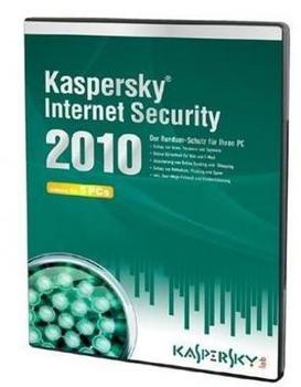 Kaspersky Internet Security 2010 Vollversion, 5 User, deutsch, DVD