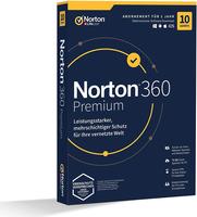 NORTON 21405825, NORTON 360 PREM - Norton 360 Premium f&uuml;r 10 PCs, Mac, Android, iOS
