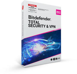 Bitdefender Total Security (10 Geräte) (1 Jahr) + Unlimited VPN (1 Jahr)