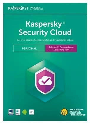 Kaspersky Security Cloud Personal (3 Geräte) (1 Jahr) (ESD)