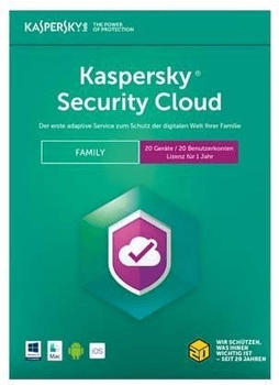 Kaspersky Security Cloud Family (20 Geräte) (1 Jahr) (ESD)